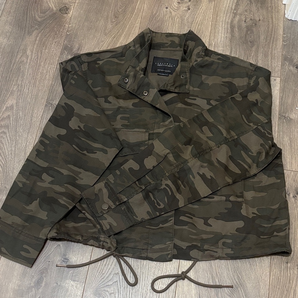 Sanctuary Olive Green Camouflage Jacket